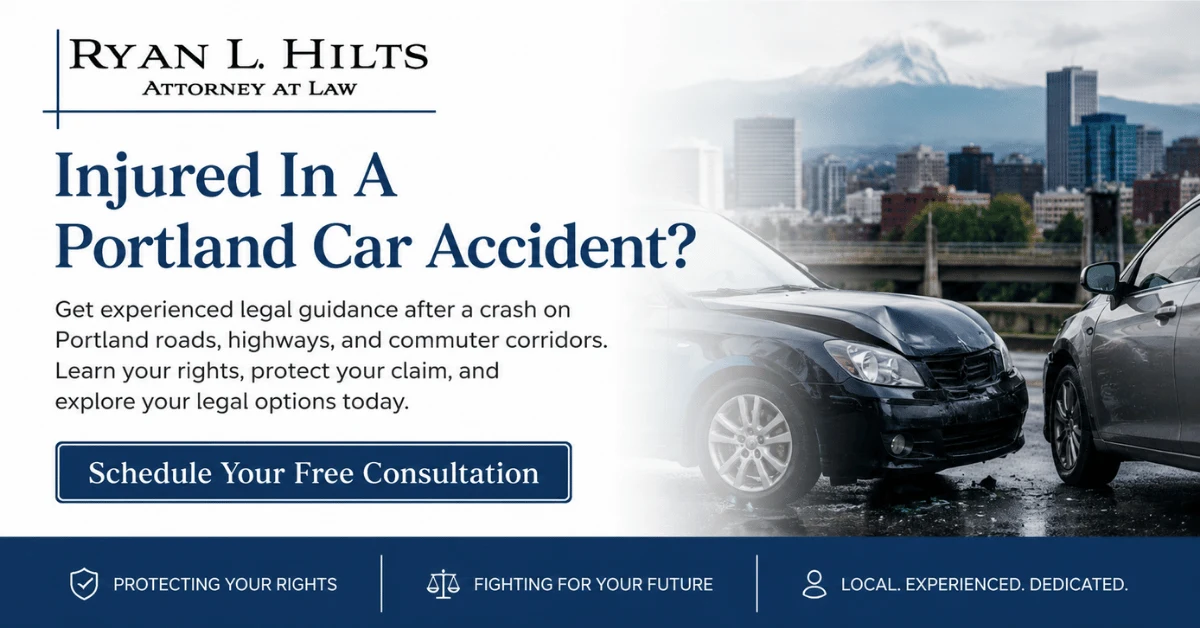 Ryan L. Hilts Attorney at Law helps Portland car accident victims understand their rights and pursue compensation after a crash.