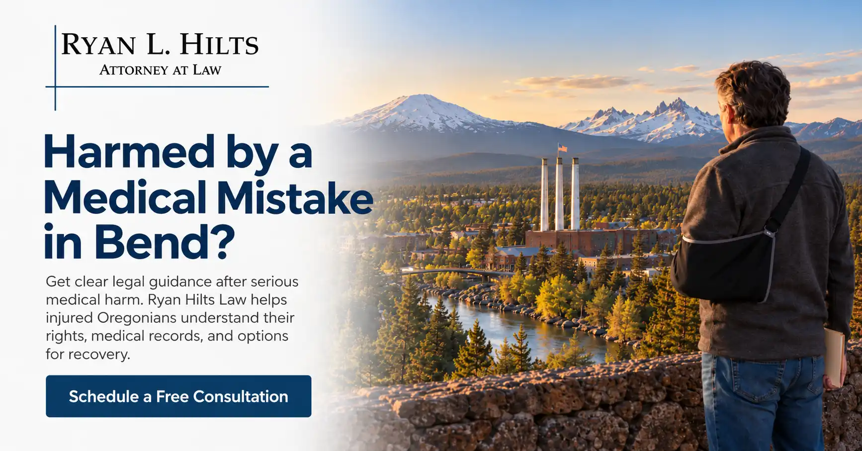 Ryan Hilts Law offers legal guidance to people harmed by medical mistakes in Bend, including help understanding their rights and options for recovery.